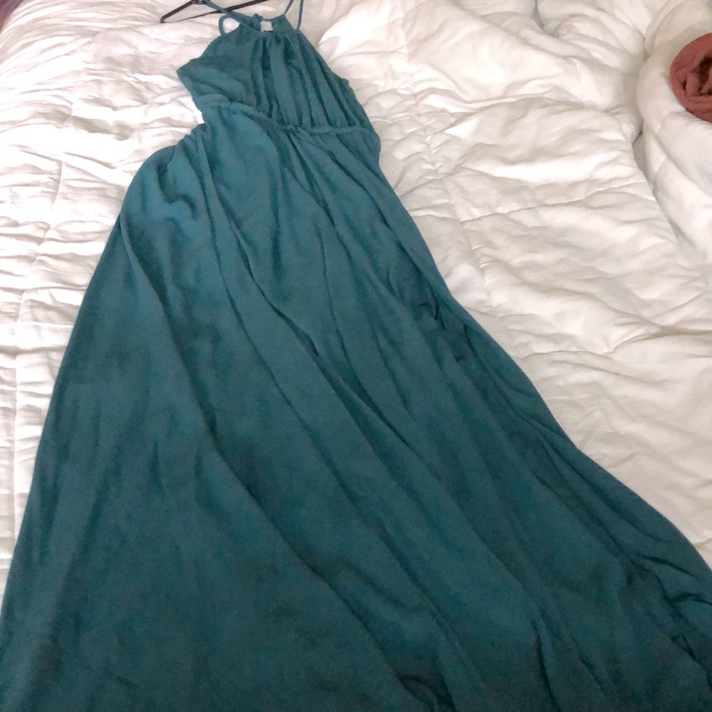 Small green formal dress(worn once)
